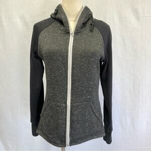 Wooly Bully Wear Colorado black fleece zip up hooded jacket size medium